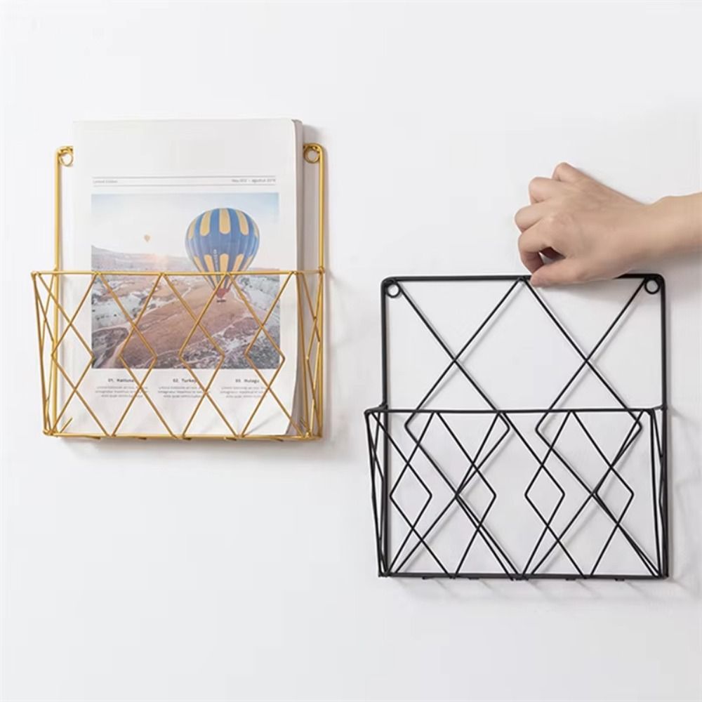 Metal Magazine Holder Wall Mou - đánh giá và giá Magazine Holder Rack