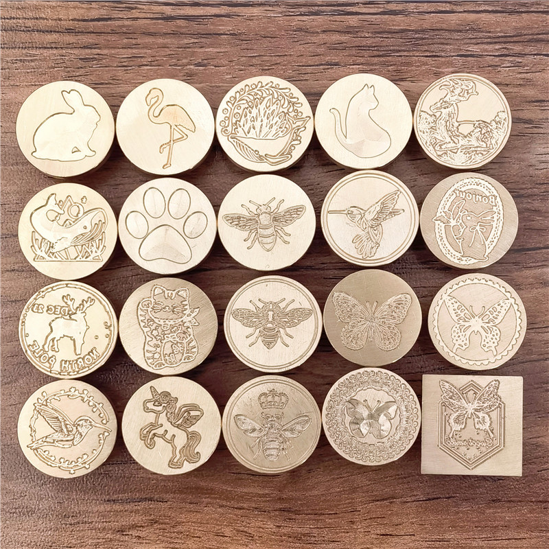 Wax Seal Stamp Head Butterfly  - đánh giá và giá Wax Seal Stamp Set