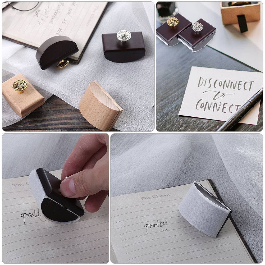 2Pcs Wood Rocker Blotter Absor - đánh giá và giá Ink Blotter Paper