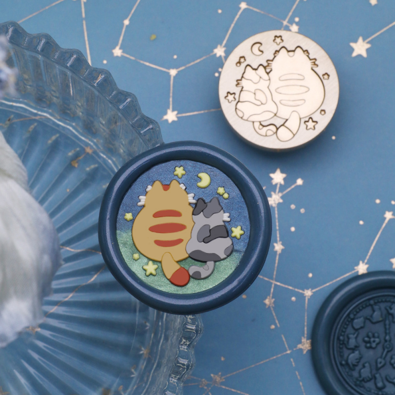 Cat Series 25mm Chapter Wax Se - đánh giá và giá Wax Seal Stamp Set